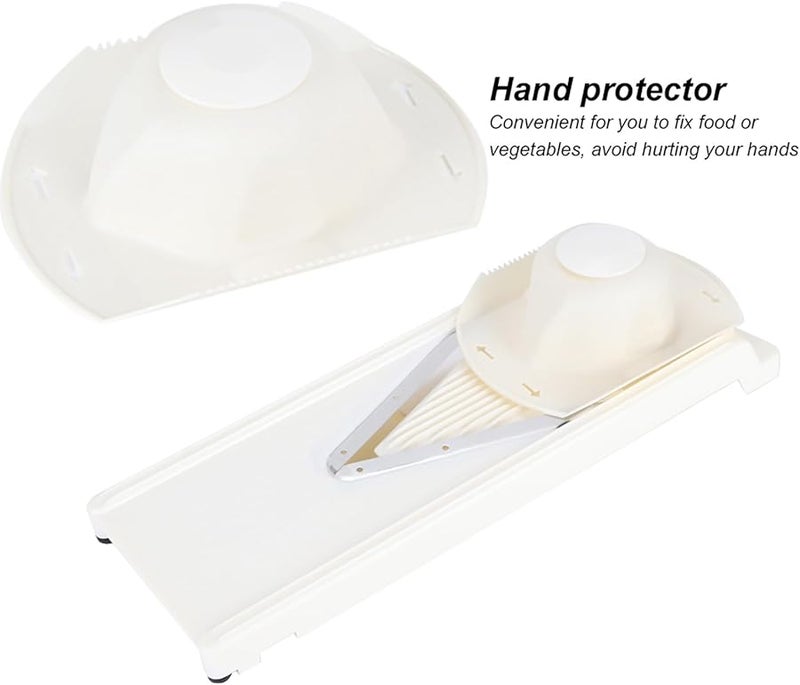 3 In 1 Stainless Steel Mandoline Slicer With Hand Guard Multifunctional Vegetable Potato Cheese Grater - Image 3